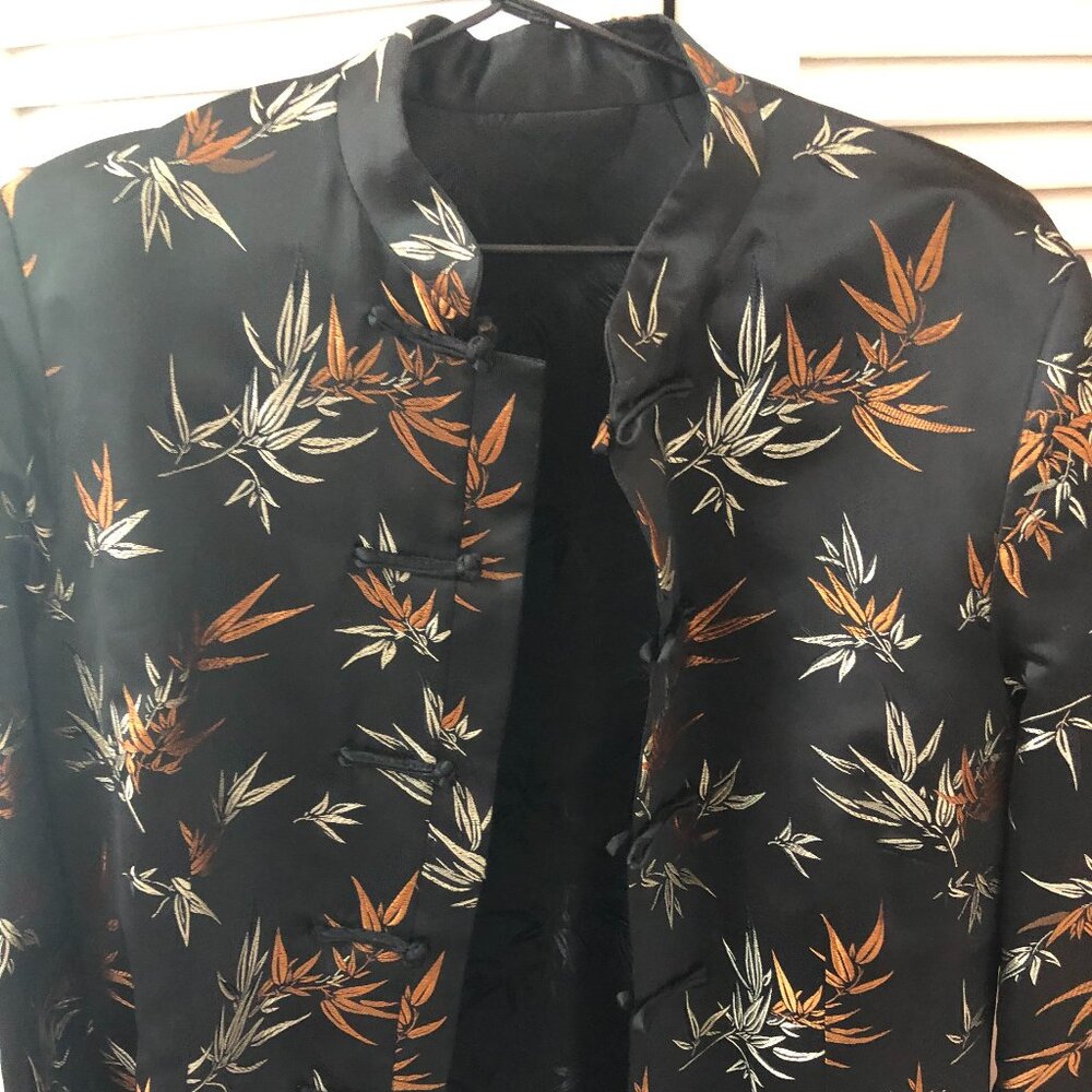 Beautiful hand crafted silk tafetta jacket